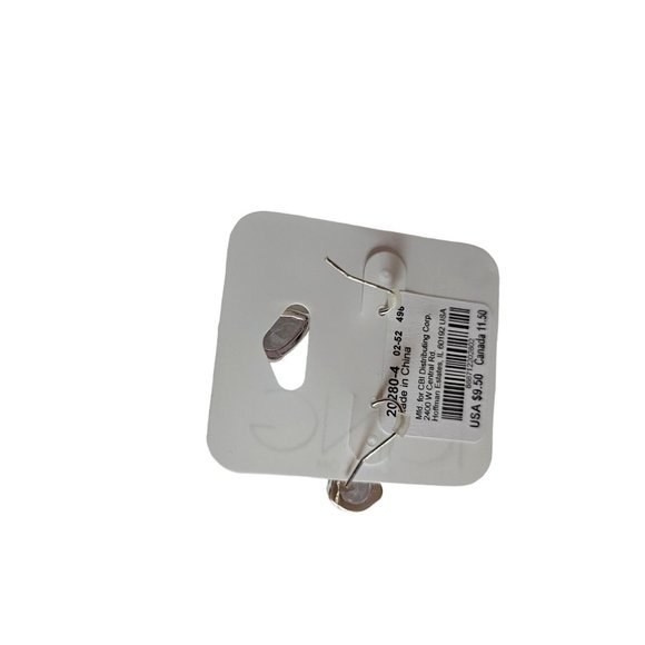 Icing Cubic Zirconia Earrings Tear Drop Elegant Silver Tone New Gift - Picture 4 of 8